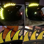 Image result for Motorcycle Helmet Reflective Decals