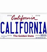 Image result for California State License Plate