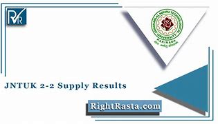 Image result for JNTUK Supply. Results