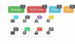 Image result for HTML Notification Badge