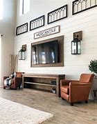 Image result for Farmhouse Accent Wall Living Room