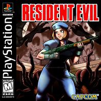 Image result for Resident Evil 1 PS1 Cover Art