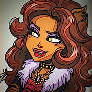 Image result for Clawdeen Wolf SVG