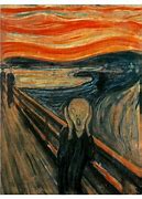 Image result for The Scream Recreated with Stationery