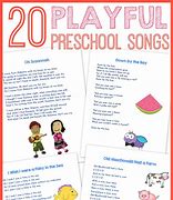 Image result for Preschool Name Songs