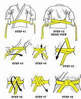 Image result for Proper Way to Tie Karate Belt