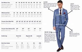 Image result for Le Suit Size Chart