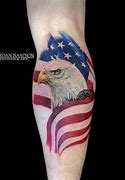 Image result for Eagle and USA Flag Tattoo