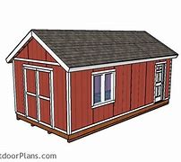 Image result for 12X24 Run in Shed Plans