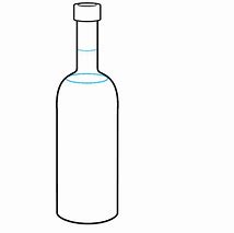 Image result for How to Draw Wine Bottle