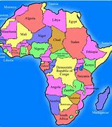 Image result for Africa World Map with Countries