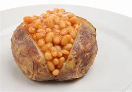 Image result for Baked Potato with Beans