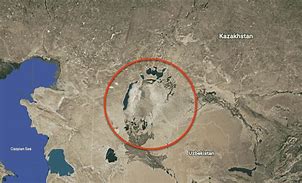 Image result for Aral Sea Russia Map