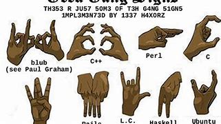 Image result for Geek Hand Signs