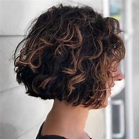 Image result for Inverted Bob's for Grey Curly Hair