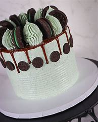 Image result for Mint Oreo Big Cake