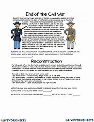 Image result for American Civil War Printable Worksheets