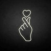 Image result for Neon Finger Heart