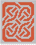 Image result for Celtic Knot Knitting Chart