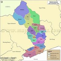 Image result for Siang District Map