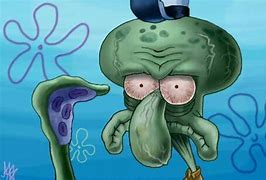 Image result for Squidward Grumpy Face