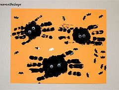 Image result for Spider Handprint Craft