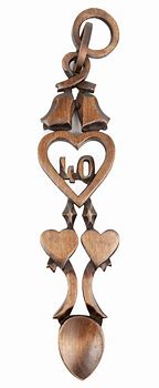 Image result for Welsh Love Spoons 40th Anniversary