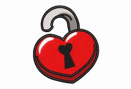 Image result for Heart Padlock Printable