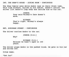 Image result for Get Out Screenplay