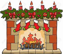 Image result for Christmas Fire Clip Art