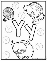 Image result for Letter Y Worksheets