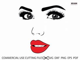 Image result for Girl Face SVG