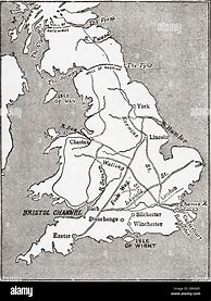 Image result for Map of Roman Roads in East Anglia