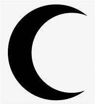 Image result for Black Crescent Moon Clip Art