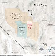 Image result for Area 51 Location On Map