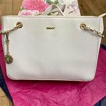 Image result for DKNY White Black Bag