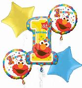 Image result for Elmo Birthday Balloons