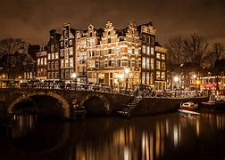 Image result for Amsterdam Streets at Night Pictures