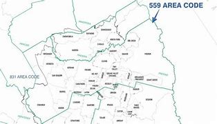 Image result for 559 Area Code Map