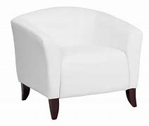 Image result for White Leather Arm Chair