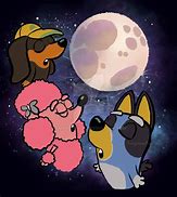 Image result for Bluey Moon