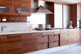 Image result for Wooden Storage Cabinets Kitchen