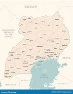 Image result for Uganda Country Map