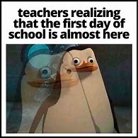 Image result for First Day of School Teacher Memes