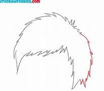 Image result for Cartoon Hair Drawing Tutorial