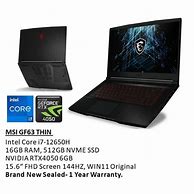 Image result for MWI Gf63 RTX 4050 Package Box