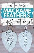 Image result for Macrame Feathers