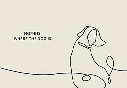 Image result for Continuous Line Drawing Dog