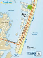 Image result for Ocean City Boardwalk New Jersey Map