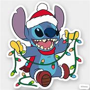 Image result for Stitch Cartoon Christmas